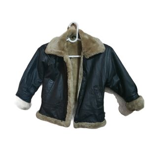 Wilda Genuine  Leather Coat Fur.